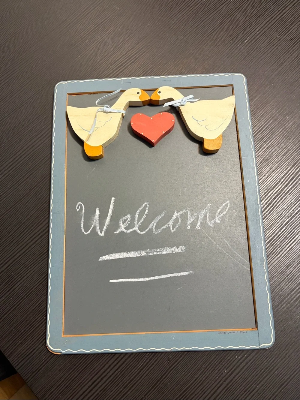 Vintage / Rustic Goose Chalkboard